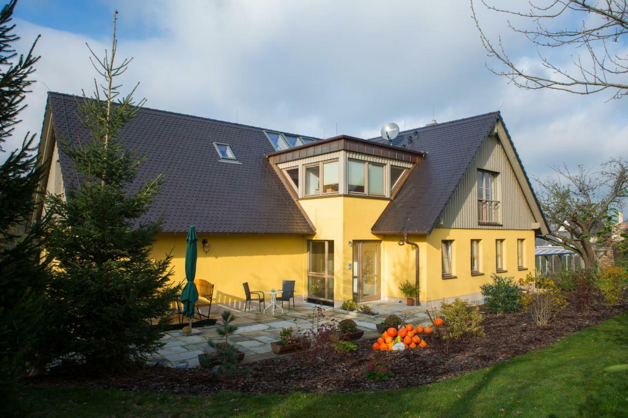 Pension Raupennest Mit Blockhaussauna Budyšín Exteriér fotografie